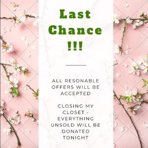 ⏰ LAST CHANCE! Everything must go TODAY!!! 🗓